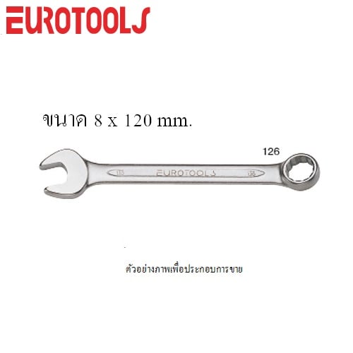 SKI - สกี จำหน่ายสินค้าหลากหลาย และคุณภาพดี | EUROTOOLS 126 แหวนข้างปากตาย 8 mm.